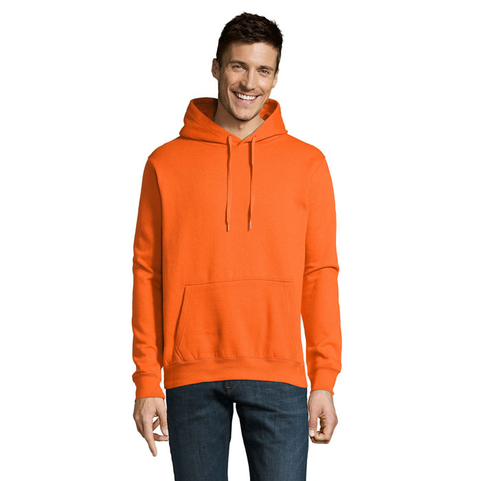 Sweat à capuche coton 320gr unisexe personnalisable SLAM Orange 1
